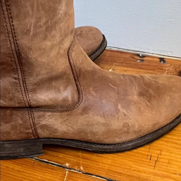 Frye Brown Leather Knee-High Boots - Picture 4 of 8